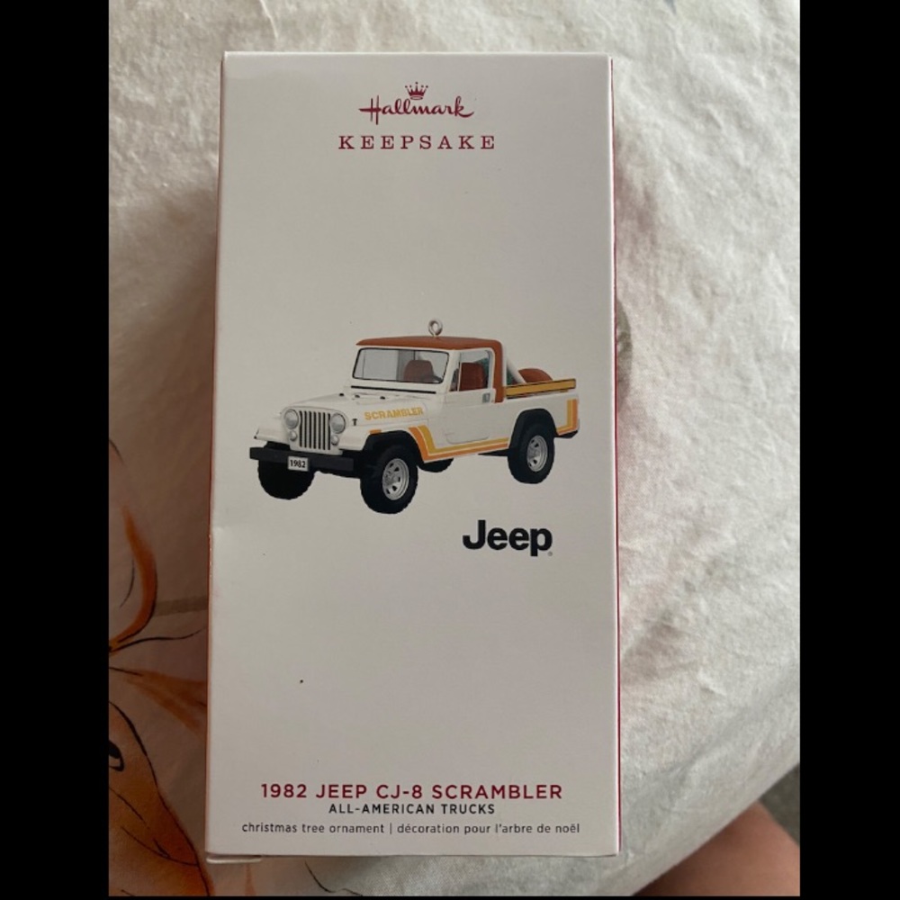 1982Jeep CJ-8 Scrambler Hallmark Keepsake Ornament